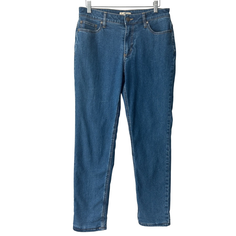 Blue Mountain Women's Size 8 Jeans Denim Insulated Skinny Hiking Outdoor GUC